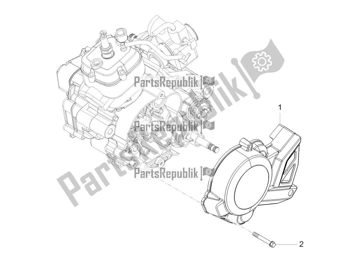 Todas las partes para Cubierta Del Volante de Derbi Senda X-treme 50 SM LOW Seat 2020