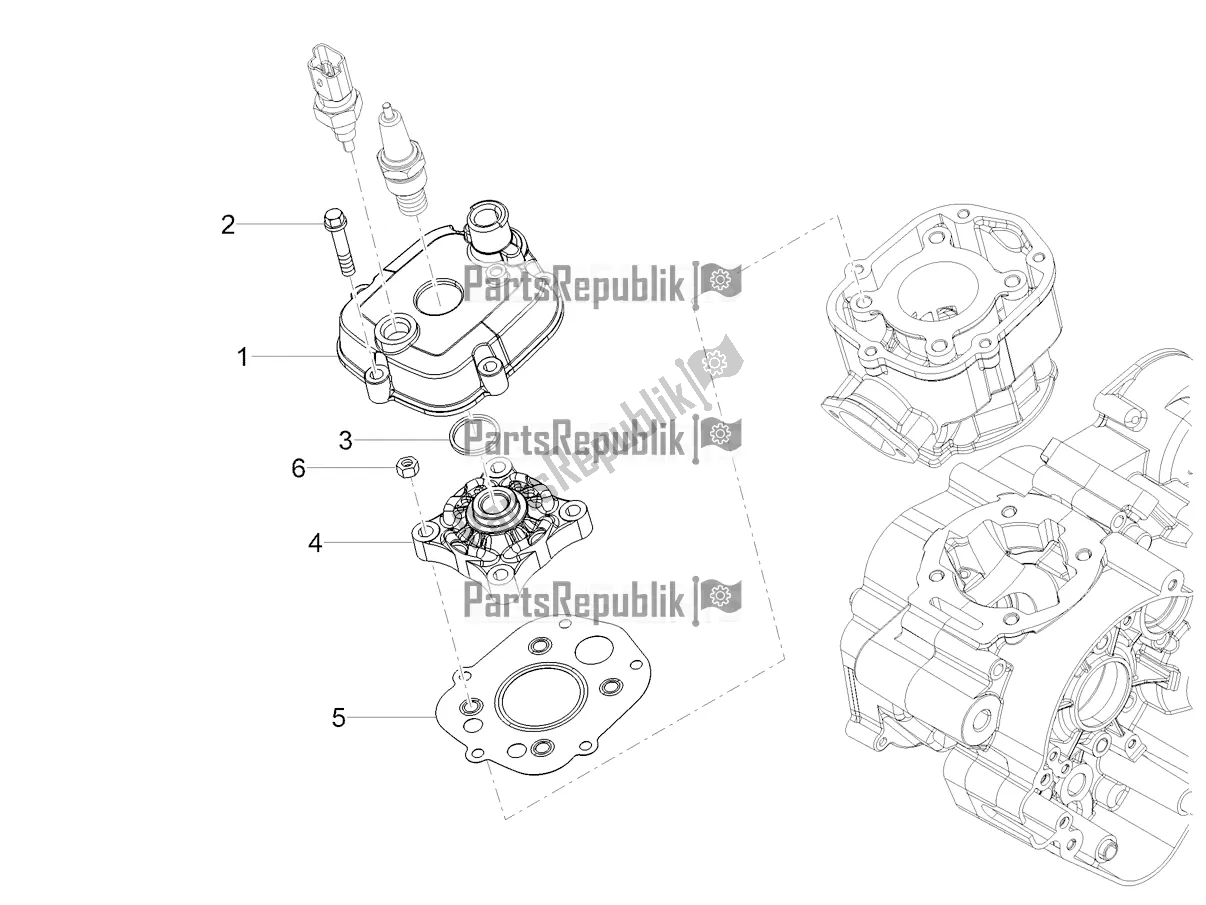 Todas las partes para Cubierta De La Cabeza de Derbi Senda X-treme 50 SM LOW Seat 2020