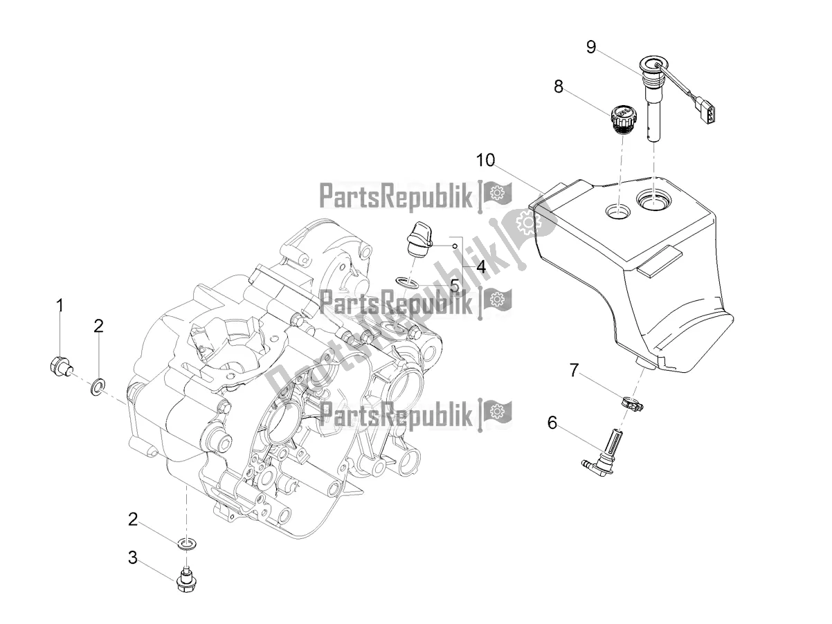 Todas las partes para Lubricación de Derbi Senda X-treme 50 SM LOW Seat 2020