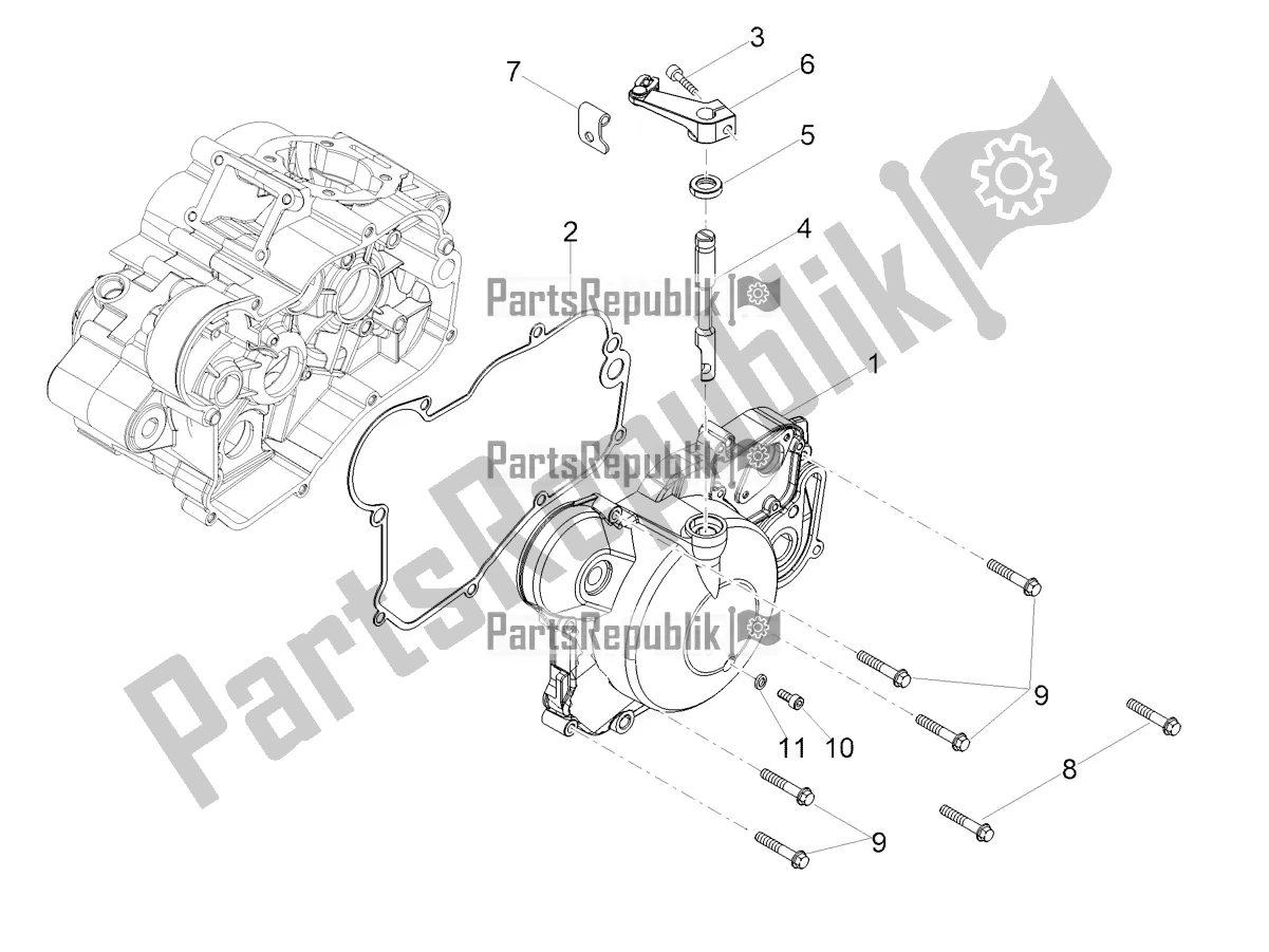 Toutes les pièces pour le Couvercle D'embrayage du Derbi Senda X-treme 50 SM LOW Seat 2021