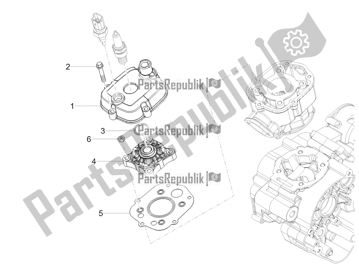 Todas las partes para Cubierta De La Cabeza de Derbi Senda X-treme 50 SM LOW Seat 2021