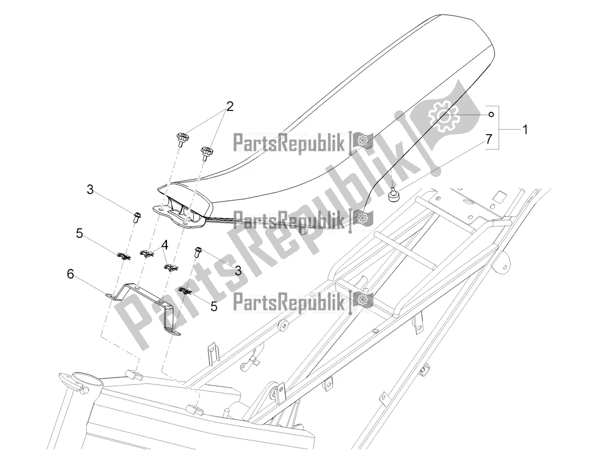 Todas las partes para Ensillar de Derbi Senda X-treme 50 SM LOW Seat 2021