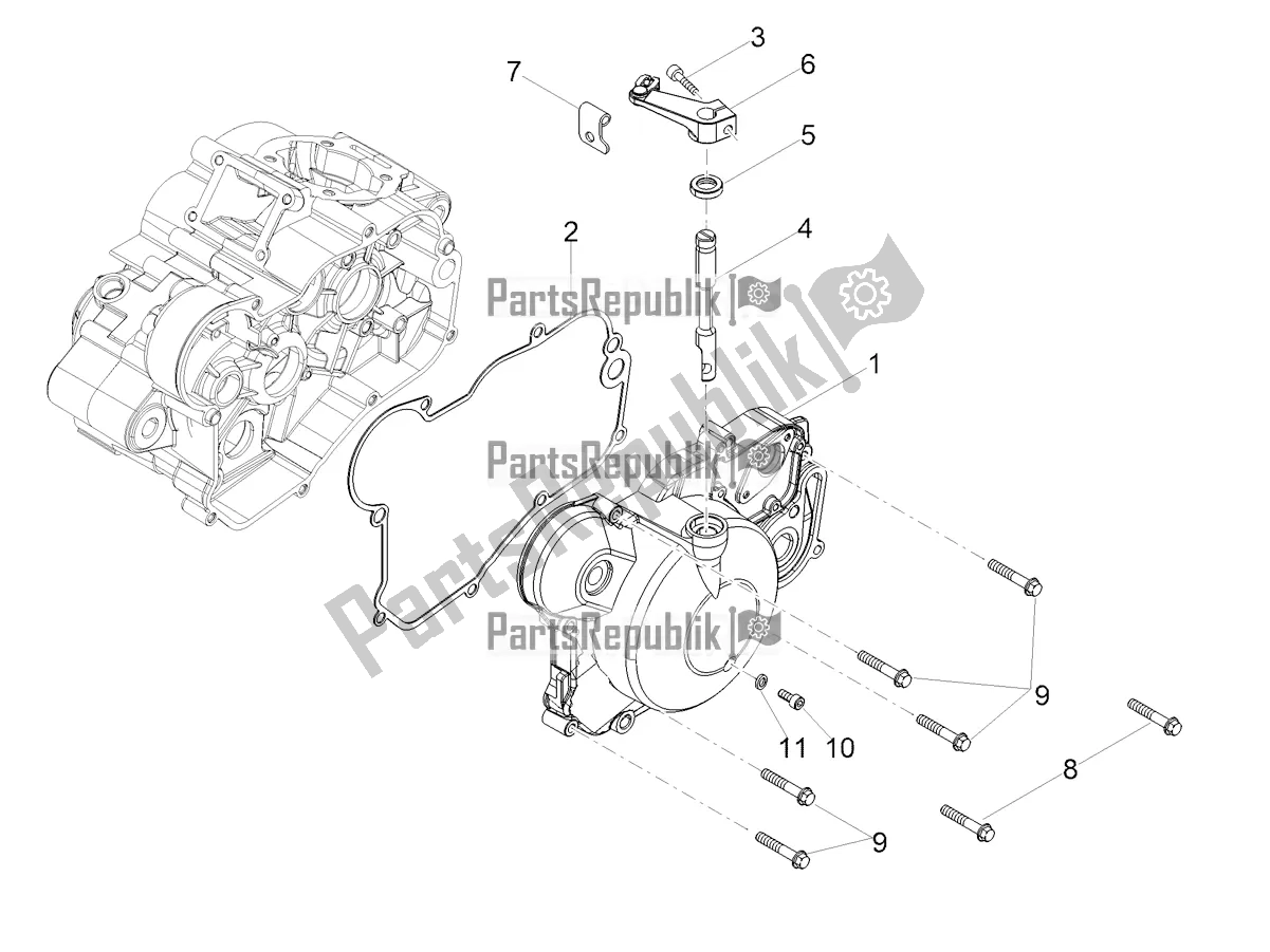 Toutes les pièces pour le Couvercle D'embrayage du Derbi Senda X-treme 50 SM LOW Seat 2022