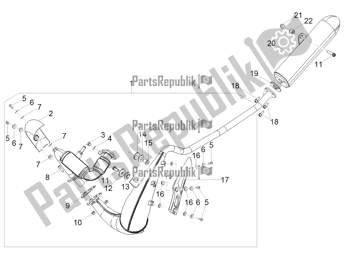 Toutes les pièces pour le Tuyau D'échappement du Derbi Senda X-treme 50 SM LOW Seat 2022