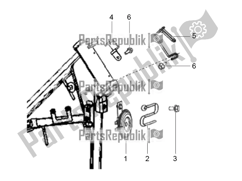 All parts for the Trumpet of the Derbi STX 150 2017