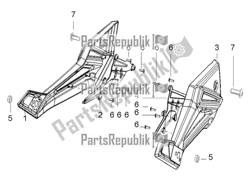 All parts for the Pilot Footrest Carpet of the Derbi STX 150 2019