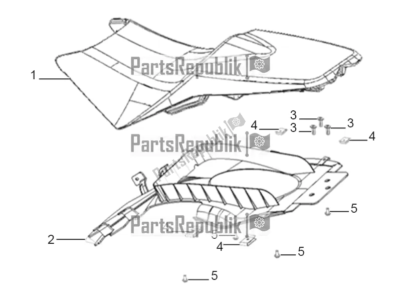 All parts for the Saddle And Rear Fender of the Derbi STX 150 2019