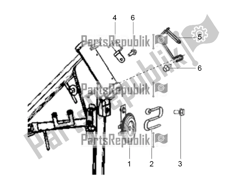 All parts for the Trumpet of the Derbi STX 150 2019