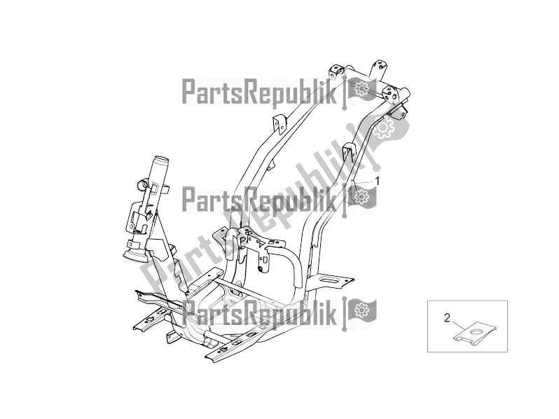 Toutes les pièces pour le Cadre du Derbi Variant Sport 125 2016