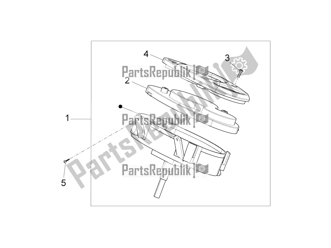 All parts for the Dashboard of the Derbi Variant Sport 50 2016