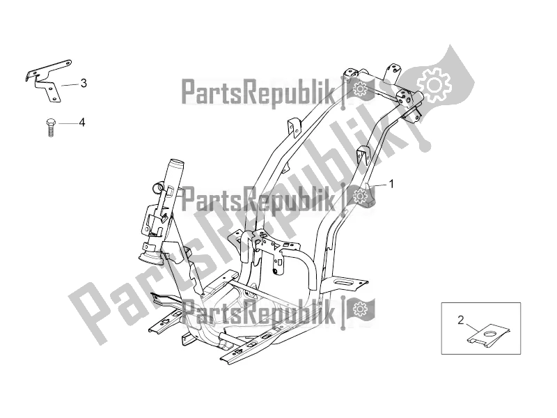 Toutes les pièces pour le Cadre du Derbi Variant Sport 50 2016