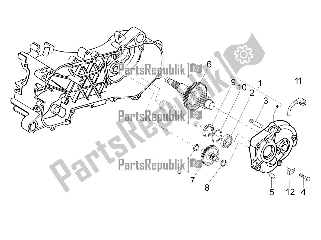 Toutes les pièces pour le Transmission du Derbi Variant Sport 50 2016