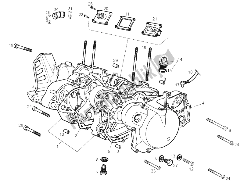 Toutes les pièces pour le Ensemble De Démarrage (2) du Derbi Senda 50 R X Trem E2 3 Edicion 2006