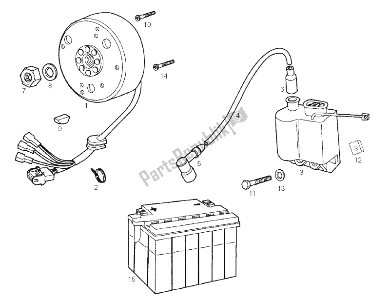 Todas las partes para Cdi Magneto Assy de Derbi Senda 50 SM X Trem E2 2A Edicion 2005