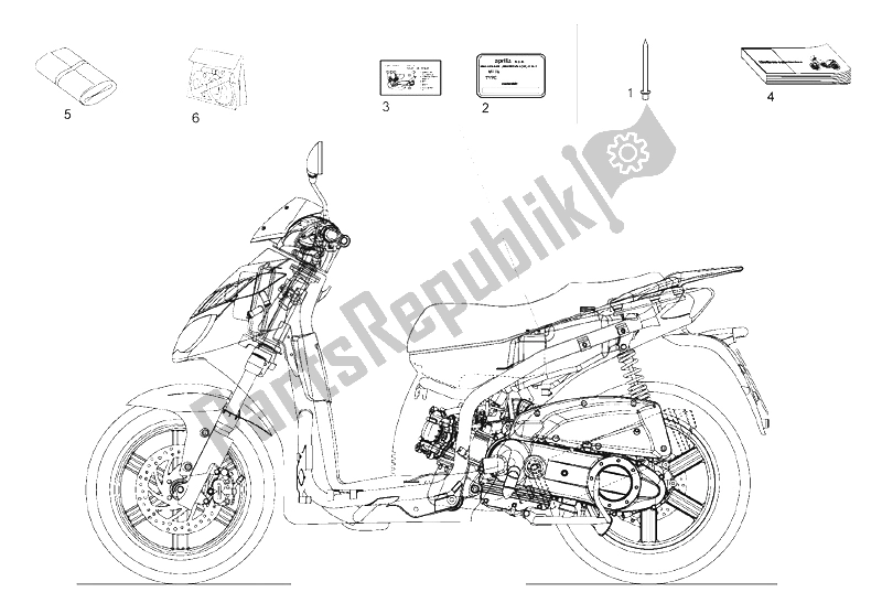 Todas las partes para Manual De Operaciones I-d-f-e-uk-nl de Derbi Rambla 125 CC 250 E3 2007