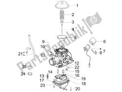 componenti del carburatore