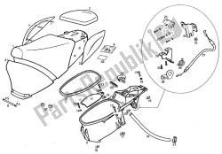 selle - compartiment casque