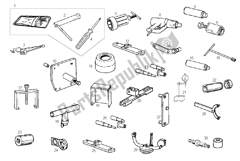 Toutes les pièces pour le Accessoires du Derbi GP1 50 CC E1 2003