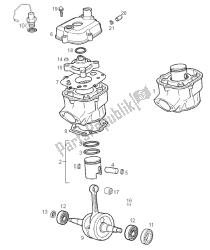 Drive shaft - Cylinder - Piston