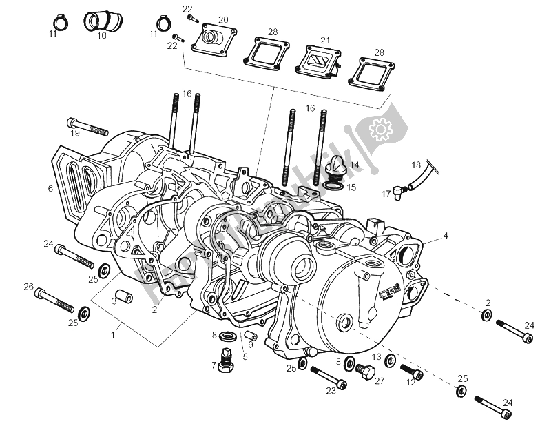 Toutes les pièces pour le Charretiers du Derbi Senda 50 R Export Market 2000