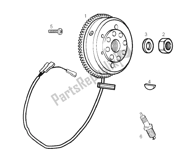 All parts for the Cdi Magneto Assy of the Derbi Senda 50 SM DRD PRO E2 2 VER 2005