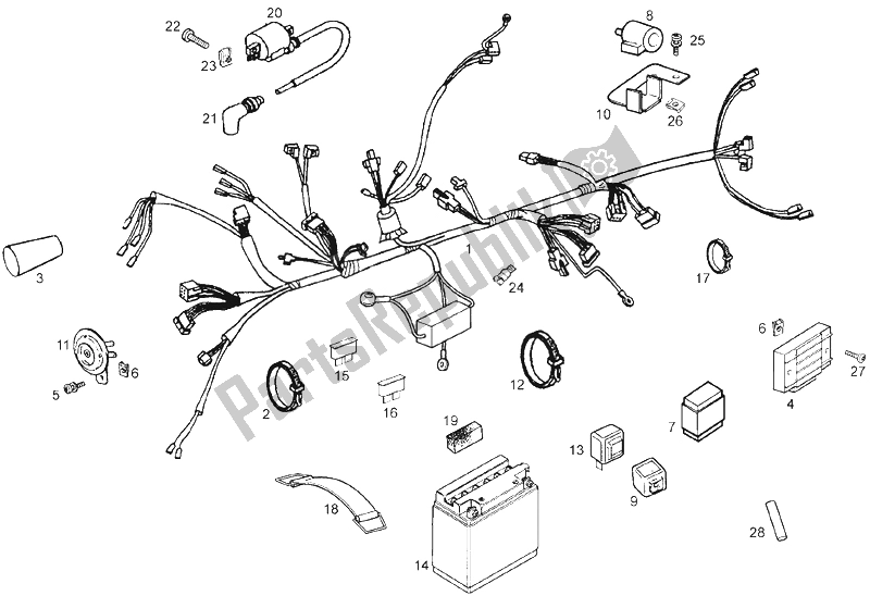 All parts for the Electrical System of the Derbi Senda 125 R 4T E2 Baja 2006