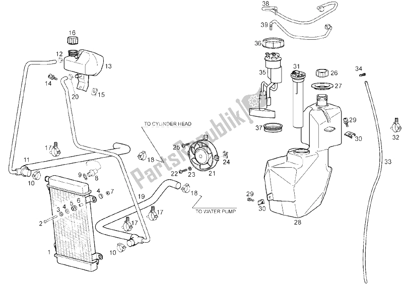 Todas las partes para Tanque de Derbi GP1 LOW Seat 250 CC E3 2 VER 2007