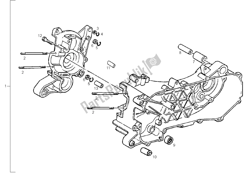 Toutes les pièces pour le Charretiers du Derbi GP1 50 CC Race E2 2 VER 2005