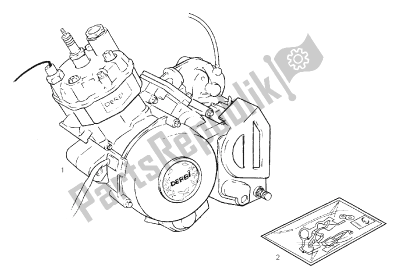 Todas las partes para Motor de Derbi GPR 50 Racing 2A Edicion 2002