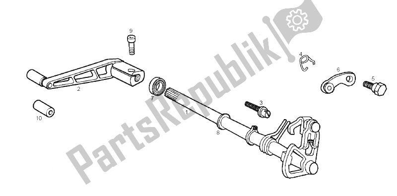All parts for the Selector of the Derbi GPR 50 Racing E2 2 Edicion 2006