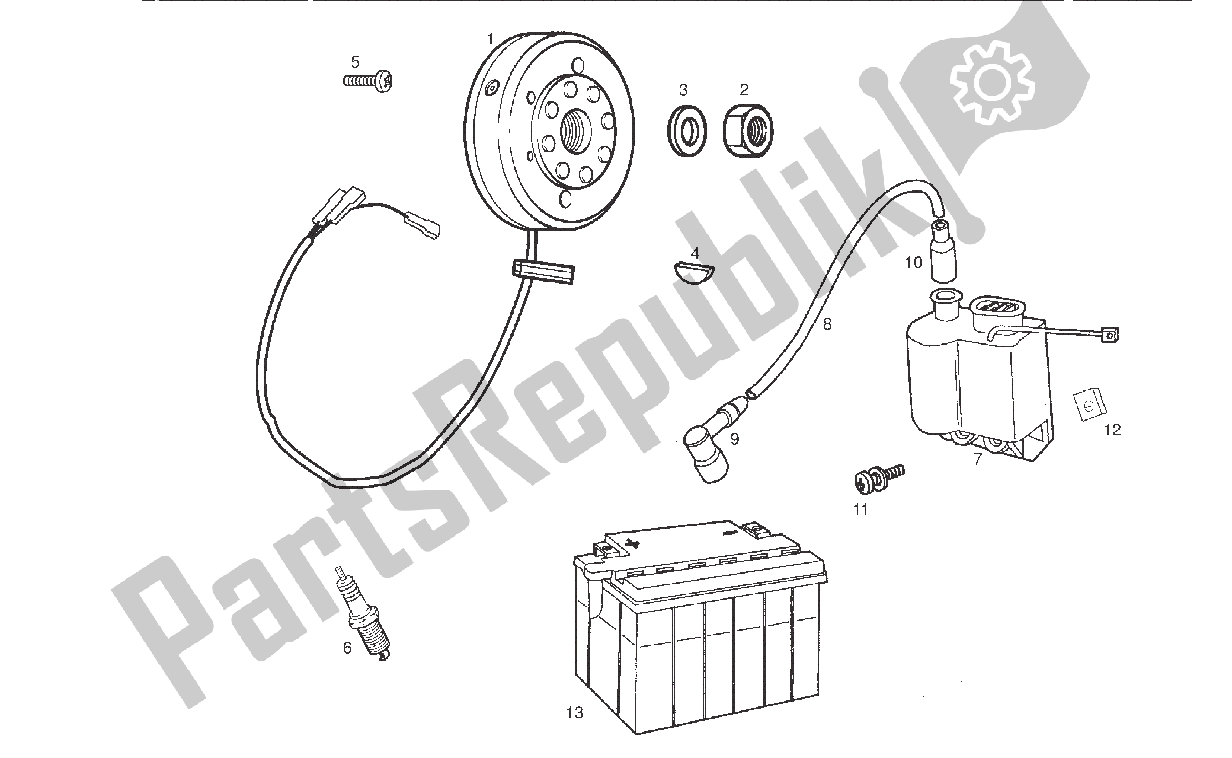 Wszystkie części do Monta? Magneto Derbi Senda DRD SM 50 2005 - 2008