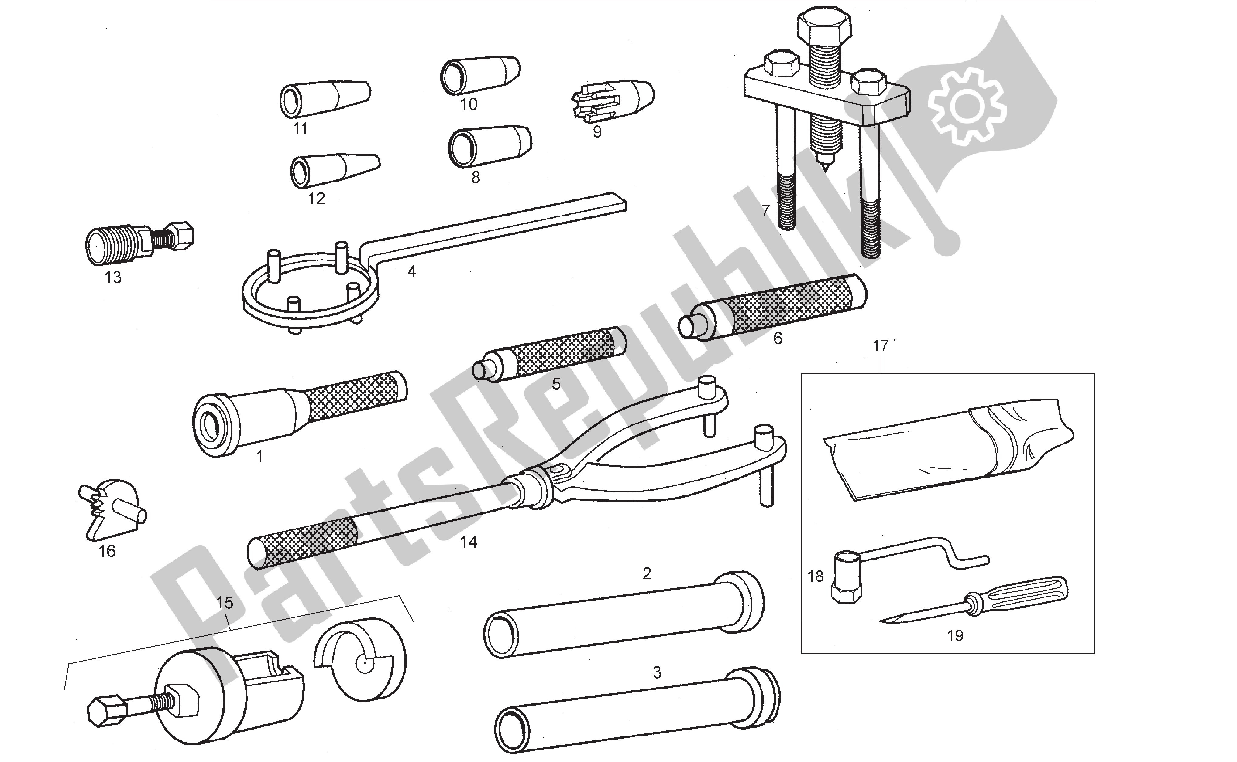 All parts for the Agents Accessories of the Derbi Senda SM 50 2003