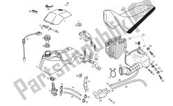 brandstoftank -filter box-seat