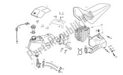 RESERVOIR - BOITE FILTRE - SELLE