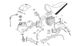 RESERVOIR - BOITE FILTRE - SELLE