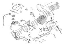 brandstoftank - filterkast - stoel