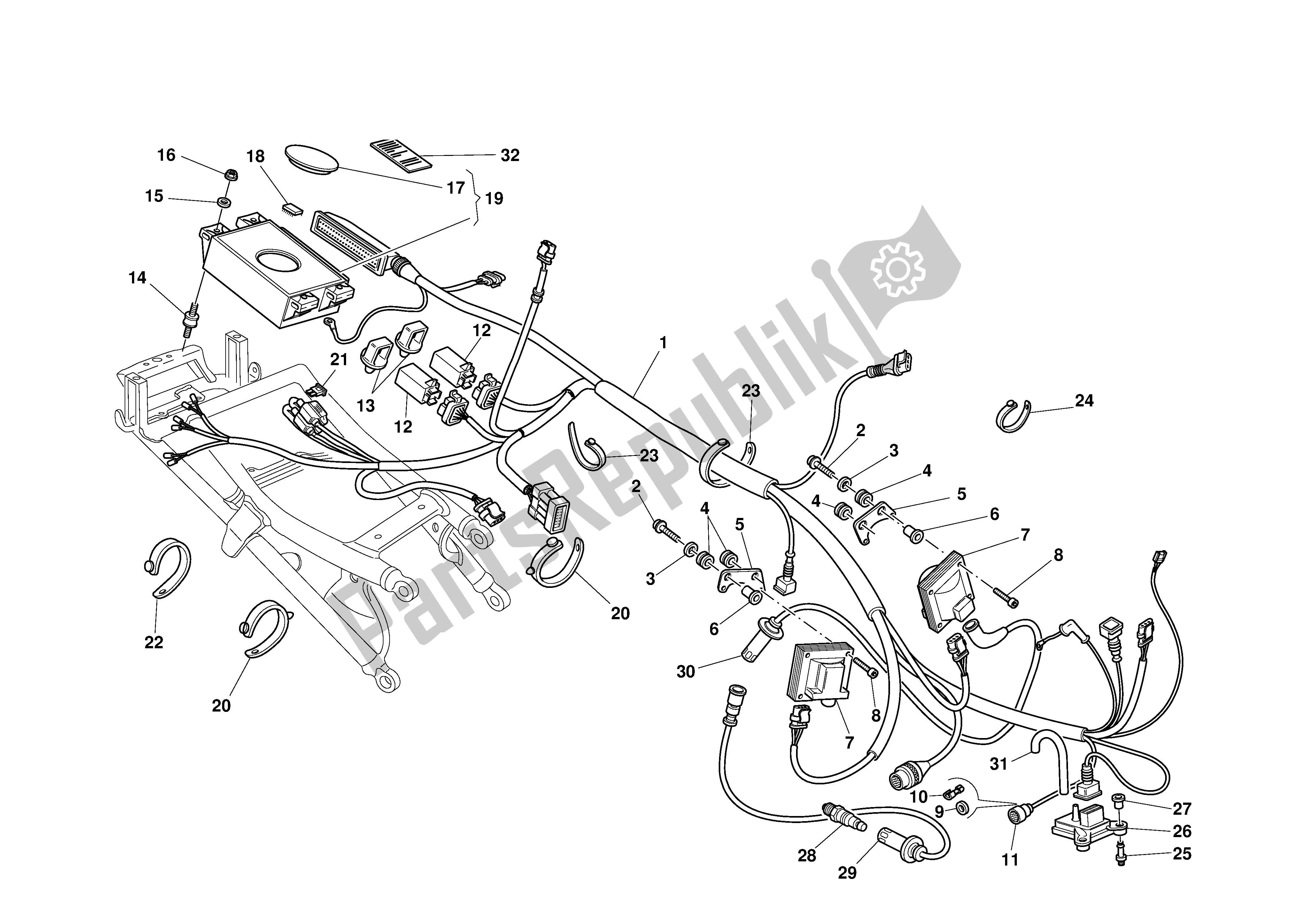 Tutte le parti per il Sistema Di Iniezione del Ducati 748 2001