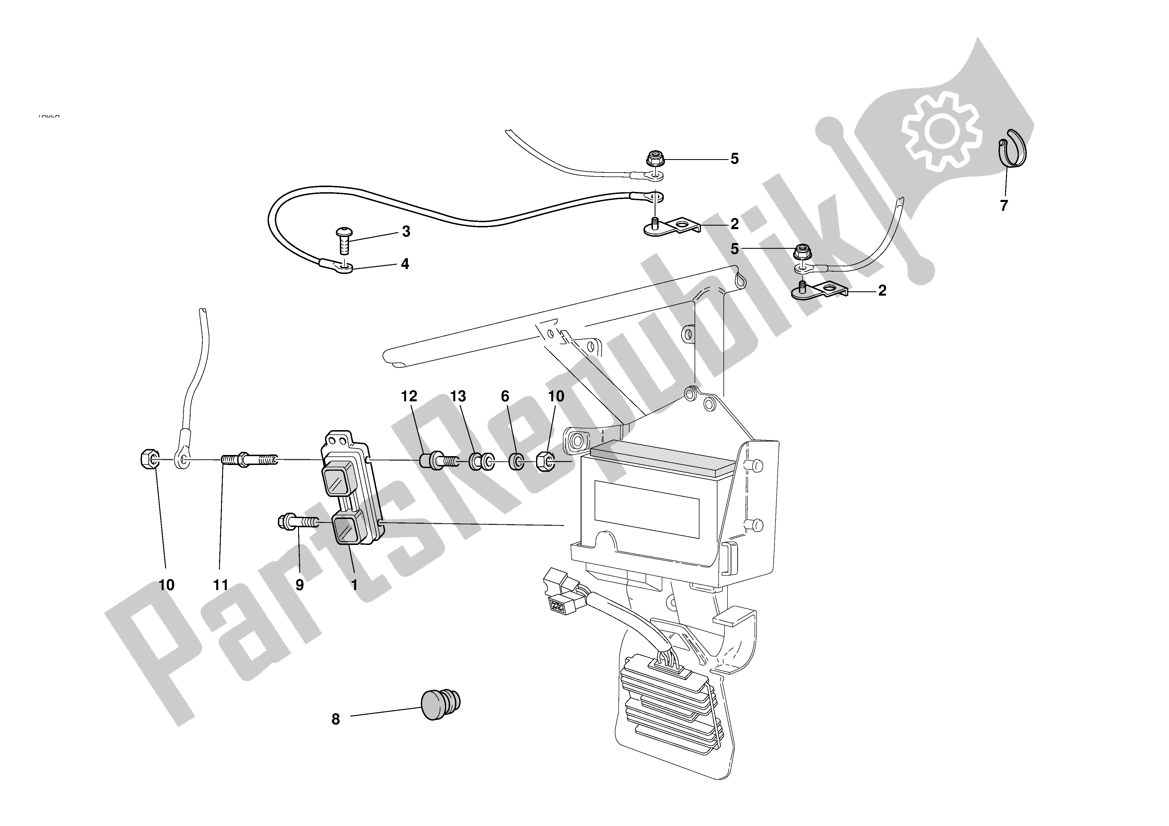 Tutte le parti per il Centralina Iniezione del Ducati 996R 2001