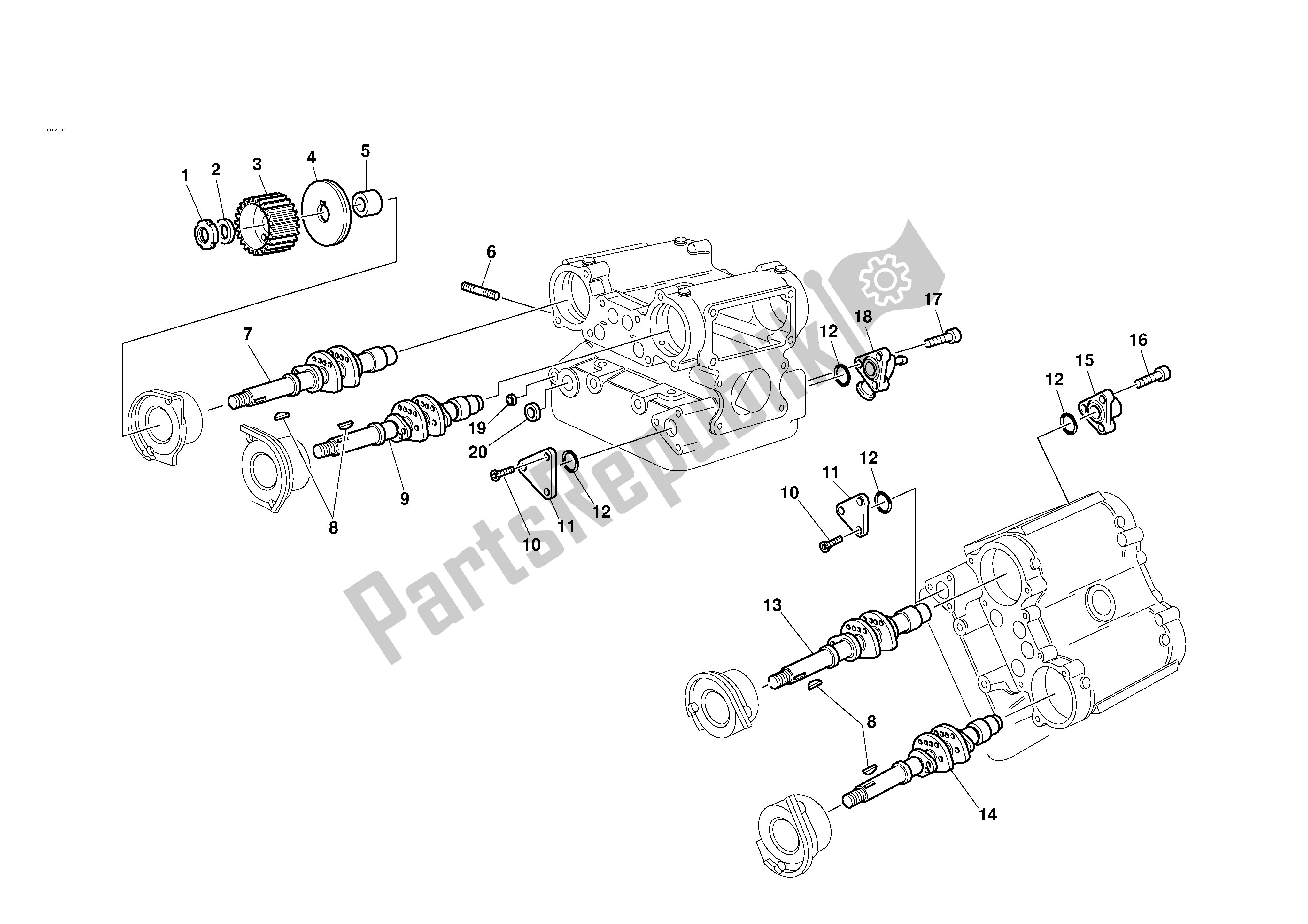 Todas las partes para Cabeza de Ducati 996S Biposto 2001