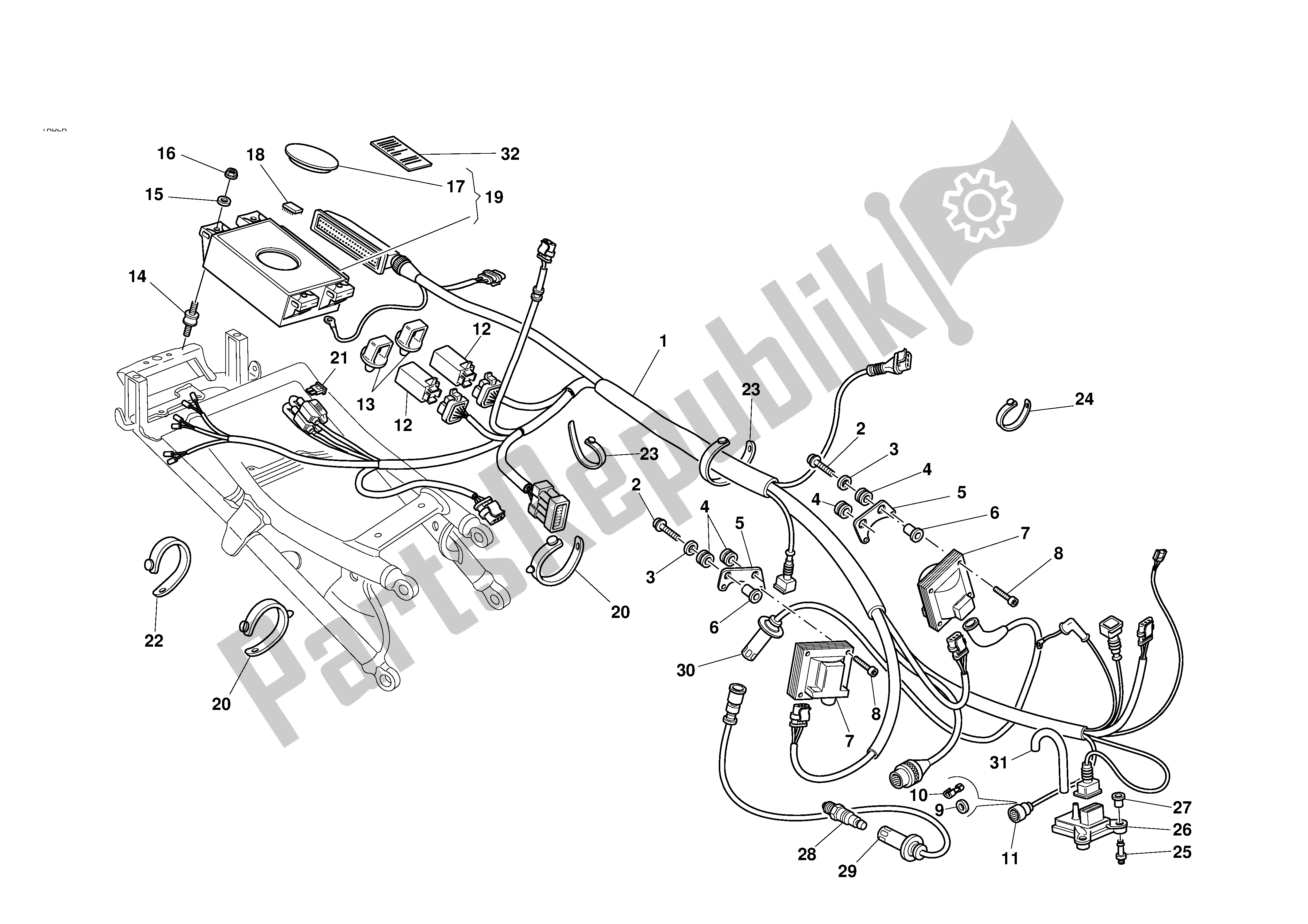 Todas las partes para Sistema De Inyección de Ducati 996S Biposto 2001