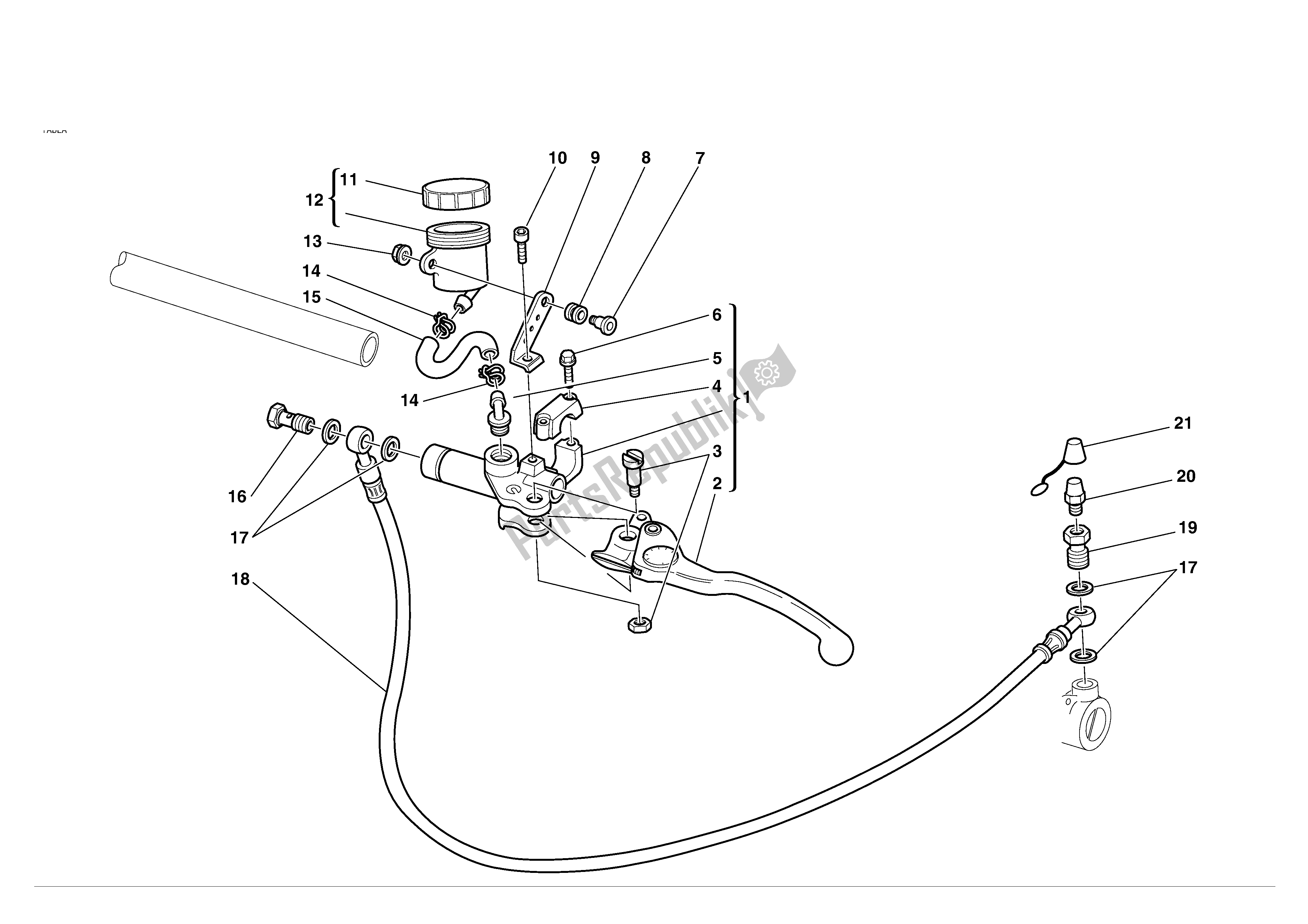 Tutte le parti per il Controllo Della Frizione del Ducati 998S 2002