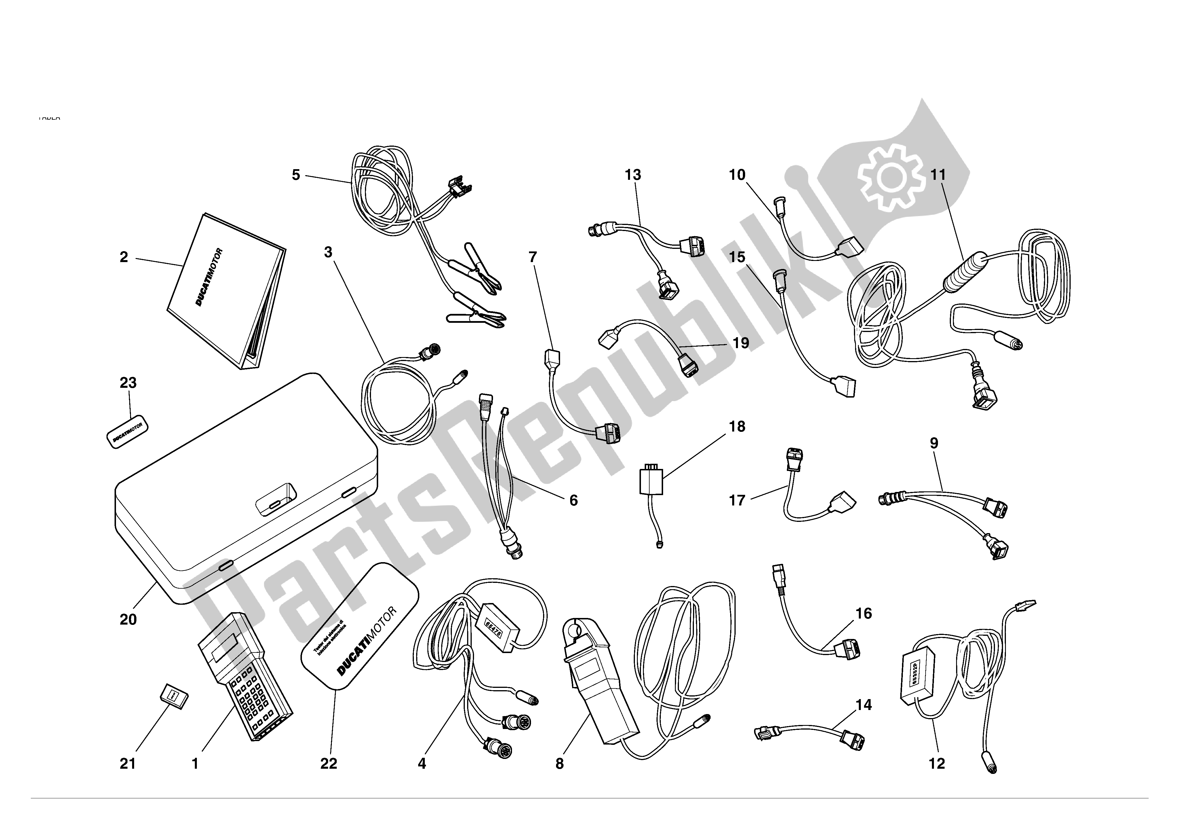 Tutte le parti per il Diagnosi Testermatesi del Ducati 998S 2002