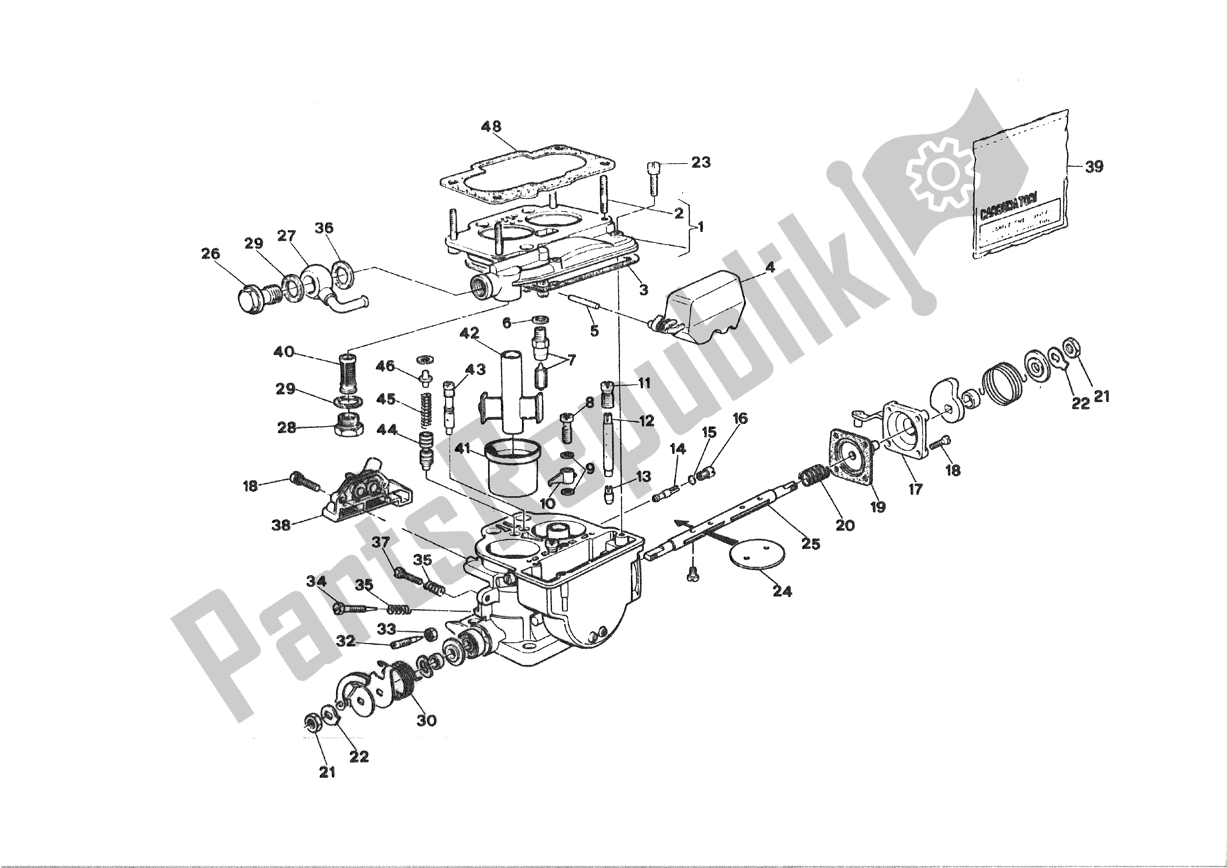 All parts for the Bulll Fl~~ of the Ducati 750S 1989 - 1990