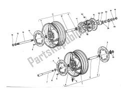 Front and rear wheels