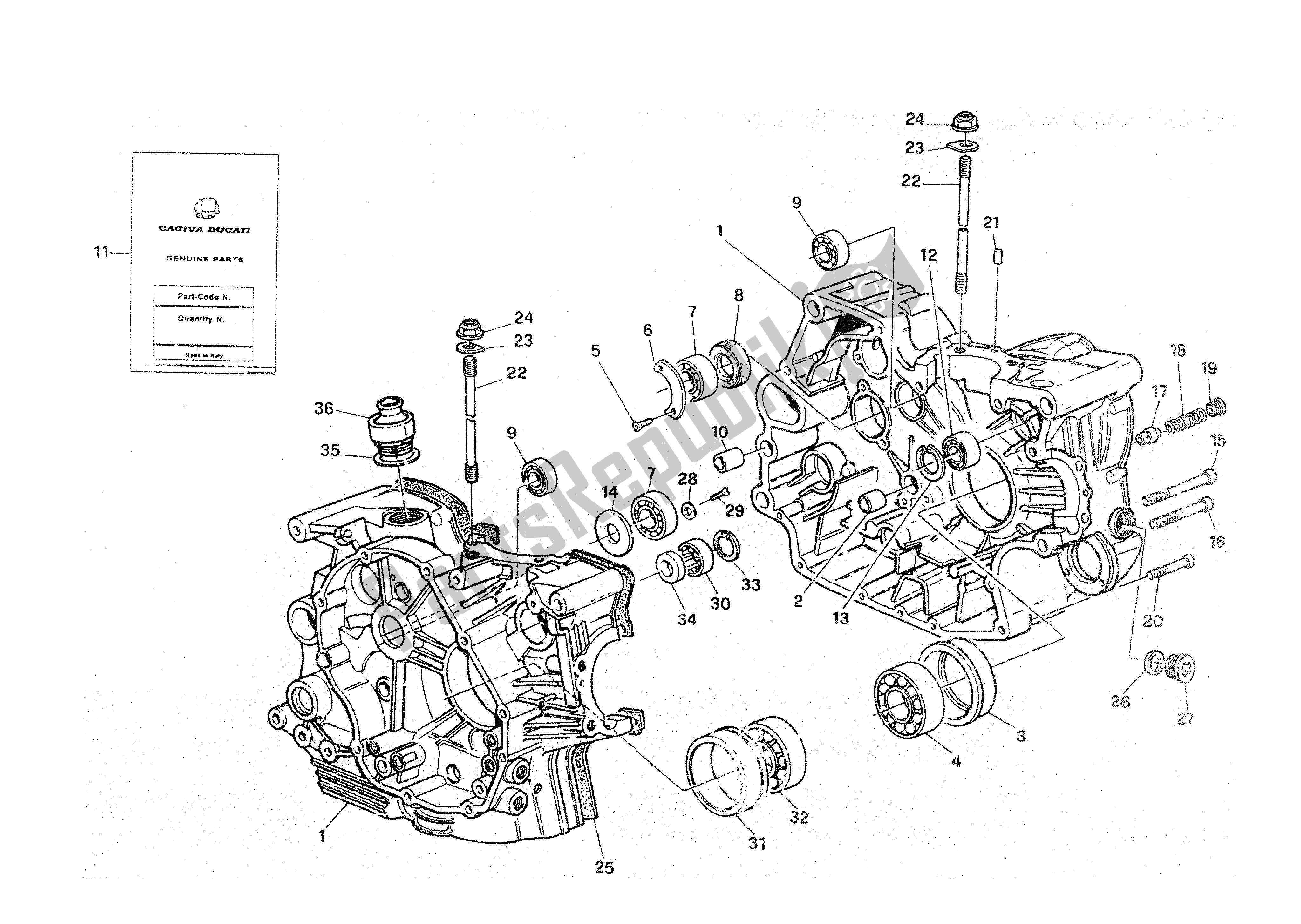 Tutte le parti per il Mezzi Carter del Ducati Paso 907 I. E. 1991 - 1993