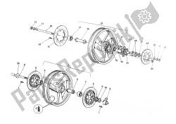 Front and rear wheels