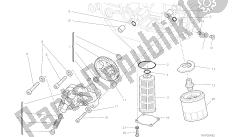 dibujo 009 - motor de grupo de filtros y bomba de aceite [mod: dvl]