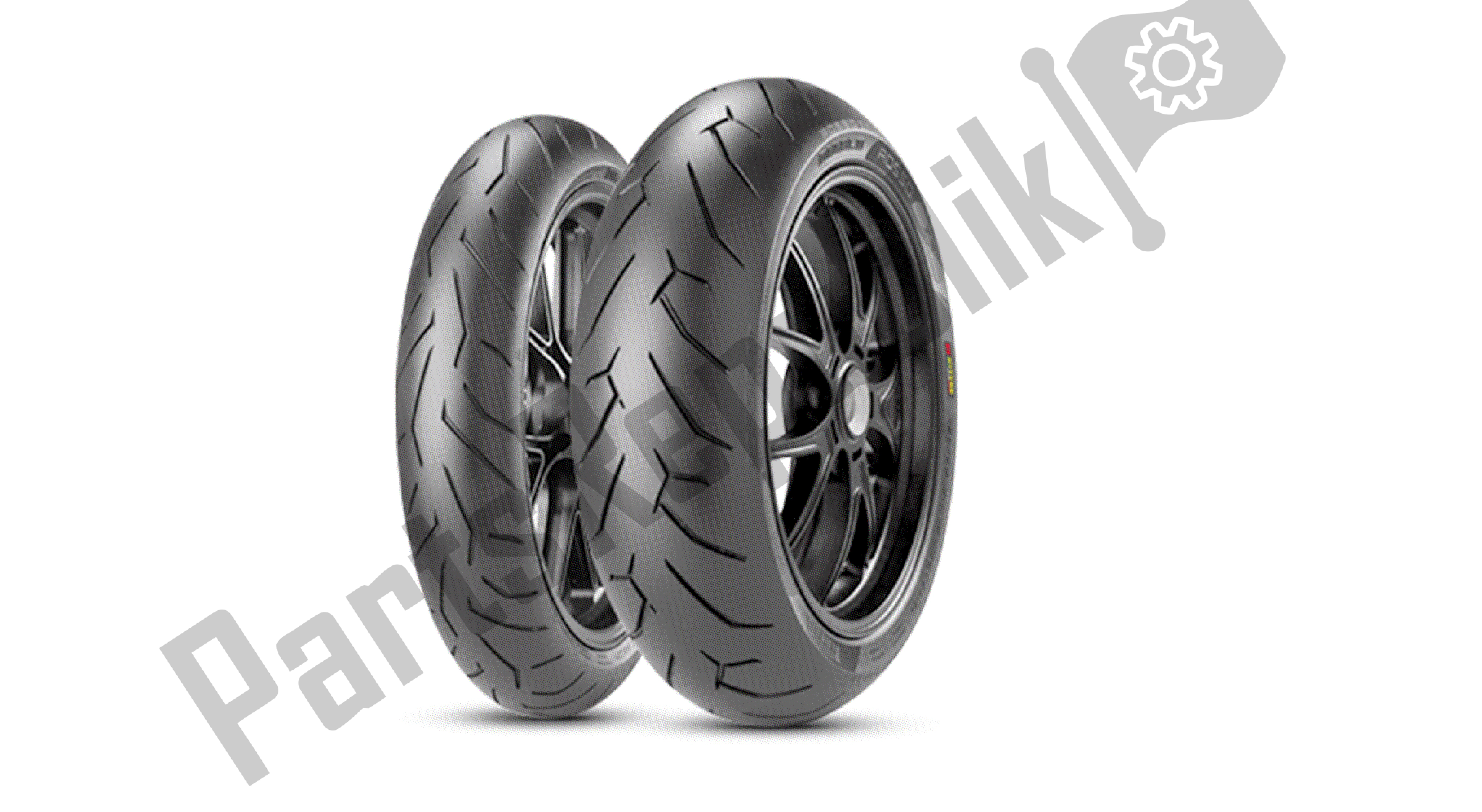 Todas las partes para Dibujo A - (*) Neumáticos Pirelli Diablo ? Rosso Ii [mod: Dvl] Group de Ducati Diavel 1200 2016