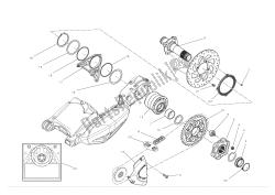 REAR WHEEL AXLE