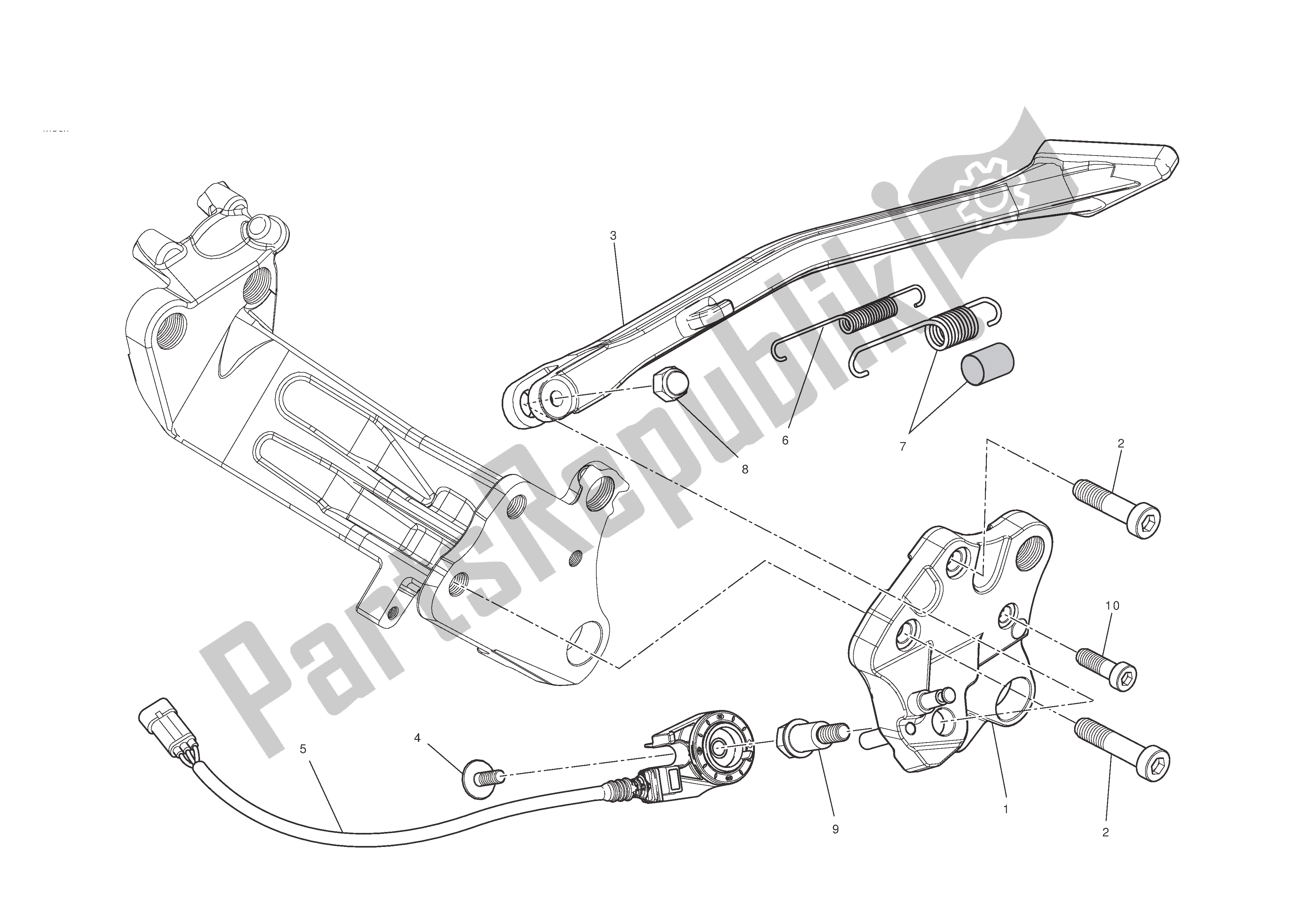 Toutes les pièces pour le Supporter du Ducati Diavel 1200 2011